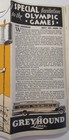 June 1932 Greyhound Bus Lines Time Tables  - 54 Pages - Vintage - Olympic Games