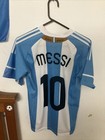 Fifa World Cup 2010 Lionel Messi  10 Argentina Soccer Jersey Boys  Large