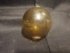  Antique Amber Gold Lightning Rod Ball For Weathervane 