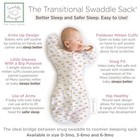 Swaddledesigns Transitional Sleep Sack Arms Up Swaddle Medium 3-6mo Sunny Days