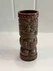 Vintage Orchids Of Hawaii R74 Peanut Tiki Mug 7 Inch Brown Ceramic Ku Tumbler