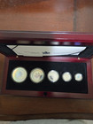 2003 Canada 5-coin  999 Silver Maple Leaf Set  hologram  Box Coa Beautiful Coins