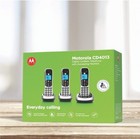 Motorola Cd4013 Digital Cordless Telephone W Answering Machine 3 Handset Phones