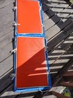 Vintage Meadowbrook Toboggan - Folding Rescue Snow Sled  Rare 