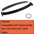 Rear Trunk And Roof Spoilers For Corolla 2014-2018 Sedan Jdm Trd Style