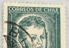 Correos De Chile   Bernardo O higgins   Green 1  Stamp   Posted   1952   C237
