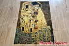 Gustav Klimt The Kiss  golden Version  Tapestry Wall Hanging  55 x35   Us