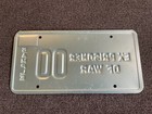 Rare Double Zero Variation Nevada Ex Prisoner Of War License Plate
