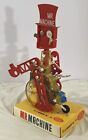 Ideal Mr  Machine 1961 Walking Talking Robot In Original Box   Display Stand