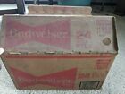 Vintage Budweiser Anheuser-busch Beer Heavy Cardboard Box Case 1970s   Bar Decor