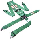 Latch   Link 5 Point Floor Mount Racing Harness Signature Series Sfi 16 1 Green