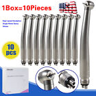 10 Pcs Dental High Speed Handpiece Push Button Turbine 4 Hole Nsk Pana Max Style