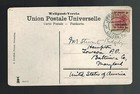 1906 Jerusalem Palestine Austria Post Office Postcard Cover To Usa River Jordan