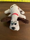 Vintage Tonka Pound Puppy Gray With Brown Spots Red Collar Plush Free Shipping
