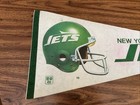 Vintage 1970s 80s New York Jets Full-size 3d Style Pennant