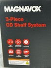 New In Box Magnavox 3-piece Cd Shelf System Digital Fm Stereo Radio Bluetooth