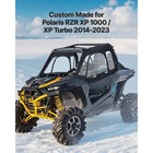 Utv Soft Upper Door Cab Enclosure Set For Polaris Rzr Xp 1000   Turbo 2014-2023