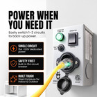 Generator Transfer Switch  1 Single Circuit  15a  Nema 3r