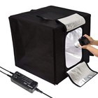 Lst60 Portable Photo Studio Box - Triple Led Light Source Photography Shootin   