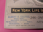 Super Rare 1890 - 1891 New York Life Insurance Company Calendar