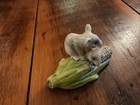 Vintage Goebel West Germany 1975 White Mice On Ear Of Corn 35500-06 Figurine