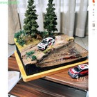 Miniature Scene 1 64 Scale Wrc Pegasus Jungle Scene Race Track Forest Diorama