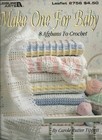 Lot Of 5 Knit crochet Pattern Books For Baby Blankets Afghans   Hats
