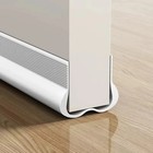 Under Door Bottom Seal Strip Stopper Adjustable Twin Door Draft Guard Soundproof