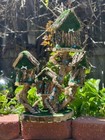 Fairy House Handmade Fully Decorated And Has Lights  Dollhouse  Fairy Garden 