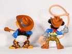 Mickey Mouse Donald Duck Western Disney Figurine Set 3 5  Multi-color Bullyland