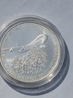 Israel 1991 Air Flight Plane 1 Sheqel Silver Coin 