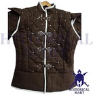 Medieval Full Sleeve Gambeson Padded Cotton Jacket Armor Larp Sca