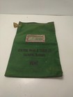 Lot Of 2 Vintage Central Bank And Trust Lexington Ky Canvas Coin Zip Money Bag 
