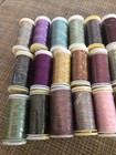 Metallic Embroidery Thread  Variety Of Colors  Approximately 37 Spools Most New