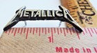 Metallica Pin Vintage Collectible Old Rock Band Music Memorabilia Pinback