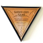 Vintage Dexterity Puzzle Garden Of Eden Game 1925  Adam And Eve Snake In Corner