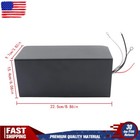 1pc Steel Trailer Light Boxes Kit W 6  Oval Red Led Tail Lights   2  Round Side