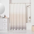 Dual Mount Nickel Finish Cast Finial End Shower Curtain Rod 46  To 72  Lengths