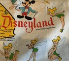 Disneyland Wdp Vintage Souvenir Apron Tinker Bell   California Blue 
