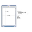 Cf Magnetic Card Holder One Touch - 5  X 7  Black Border Sports 5x7 Photo Holder