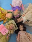 5-6  Lot Of 5 Vintage Hard Plastic Nasb Nancy Ann Storybook Dolls Various  na21
