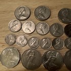 Lot Of 27 Australia  New Zealand  Fiji 1900s 5c  10c  20c  50 Cents Coins
