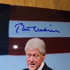 President Bill Clinton Signed   Autographed 8x10 Photo Jsa Loa James Spence