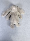 Jellycat London Bashful Cottontail Bunny Medium 12  Plush Beige White Tail Toy