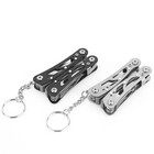 14 In 1 Mini Multitool Pliers Pocket Knife Multi Tool Keychain Edc Camping Black