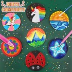 Wooden Painting Kit-glow In The Dark-arts   Crafts Gifts For  Ages 5-12 Kids       
