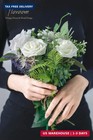 Artificial Flowers 25pcs Real Looking Ivory Foam Fake Roses With Stems For Diy W