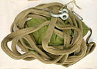 Military Parachute 15    Static Line Od Cotton Wwii Vietnam Paratrooper Airborne