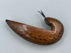 1986 Ken Bakeman My Pet Slug Hand Carved Wood Edge Hanger Figurine Vintage
