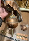 Vtg American Copper Spread Winged Eagle Weathervane 21    Wingspan Euc Rare Read